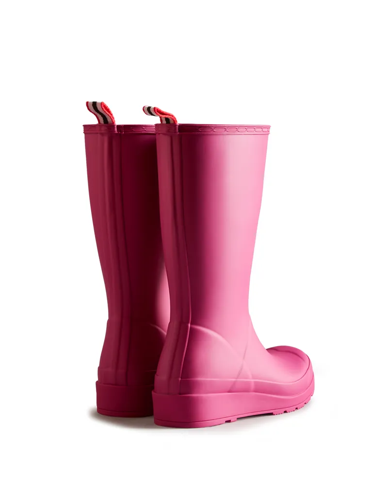 Hunter Womens Play Boot in Prismatic Pink-2